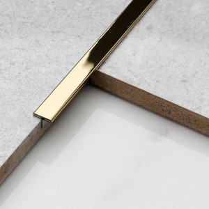 T Gold Mirror Metal T Profile