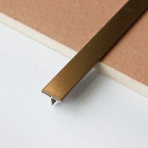 Various PVD Color 304 Stainless Steel T Tile Trim
