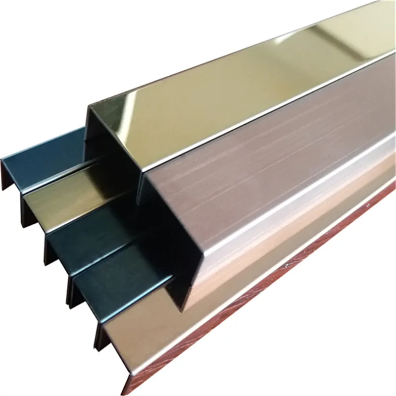 U Profile 304 Stainless Steel U Tile Trim