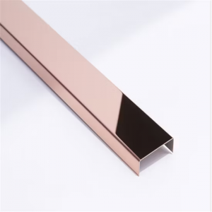 Gold Mirror Rose Gold Popular Color U Shape Stainless Steel U Profile