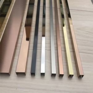 PVD Coating U Shape Stainless Steel Profile U Tile Trim