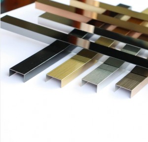 PVD Color U Profile Stainless Steel U Channel