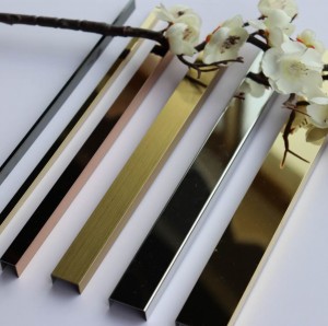 U Shape Stainless Steel Tile Trim