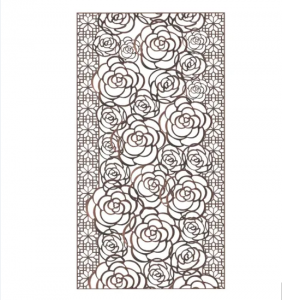 Embossed Stainless Steel Decorative Room Divider Stainless Steel Screen
