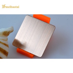 304 Hairline Color Pvd Decorative Stainless Steel Sheets Slit Edge
