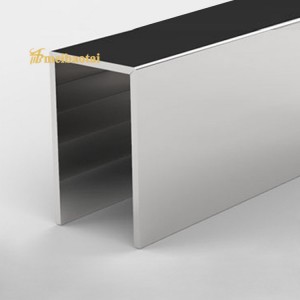 Silver Polishing Decorative SS U Channels Stainless Steel U Tile Trim