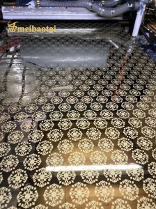 PVD Gold Mirror Elevator Etched Stainless Steel Sheet