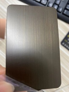 Lamiera d'ottone antica dell'acciaio inossidabile del piatto 1219*2438mm 0.65mm di progettazione AFP della linea sottile 304