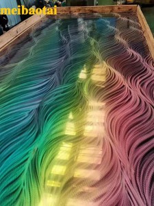 SS304 201 pvd color coating Laser stainless steel sheet decoration indoor