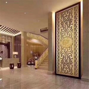 Stainless Steel Decorative Partition color stainless steel plate for hotel decorative
