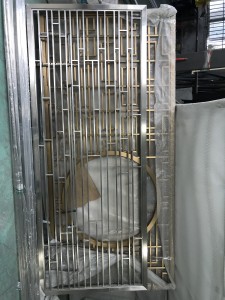Mirror Color Laser Cut Stainless Steel Sheet for Screen Home Decoration