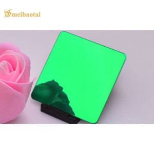 Hot Sales Color Mirror Finished Stainless Steel Sheets Grade 201 304 Slit Edge