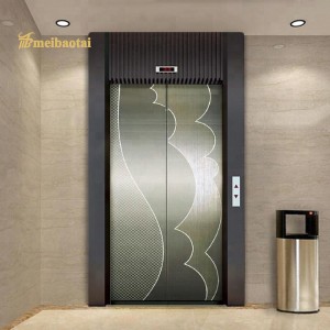 Hairline Mirror Polish Technology Golden Silver Design Elevator Lift Decoration Plate