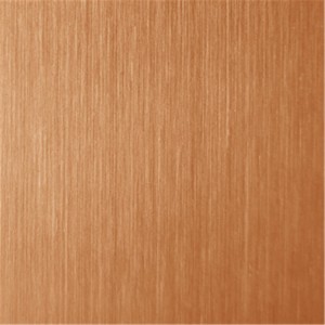 hairline stainless steel red bronze sheet