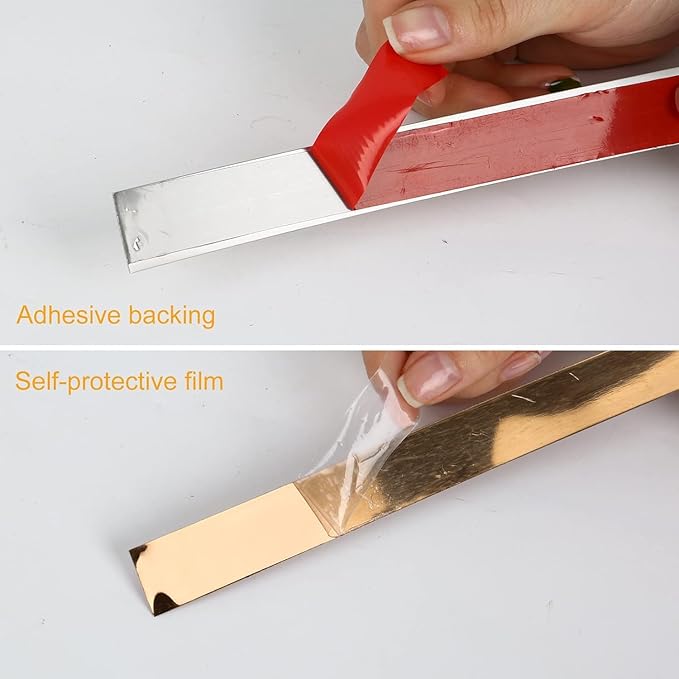 Flat Adhesive Stainless Steel Profile Metal Tape