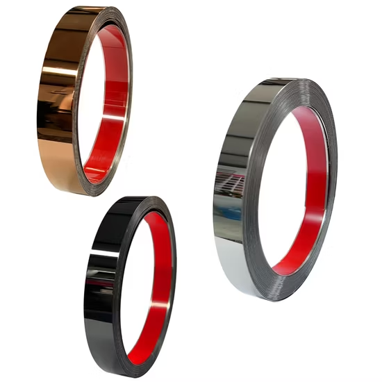 Stainless Steel Gold Mirror Adhesive Roll