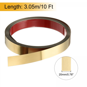 Stainless Steel Rose Gold Adhesive Roll