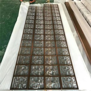 decorative screen partition stainless steel color plate