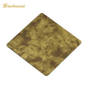Bordo decorativo per lamiera in acciaio inossidabile con bordo a fessura, dimensioni 4X8FT 4X10FT