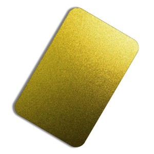 Sandblast Plate PVD Black Bronze Rose Gold 201 Stainless Steel Sheet for Wall Decorative Plate