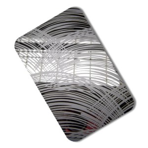 Super Mirror Etched Stainless Steel sheet