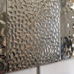 High Quality Golden Color Coating Honey Comb Plate Decoration Plate 0.65mm Thickness Grade 201/304 Stainless Steel Plate