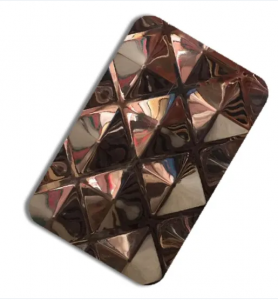 201 304 PVD Color coating Sheet Stamped & Embossing Stainless Steel Plate Decorative Steel