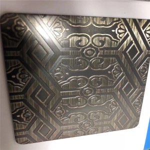 price of 1kg bronze black bronze etched steel sheet