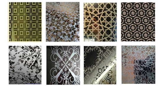 What conditions affect the etching accuracy of color stainless steel plates