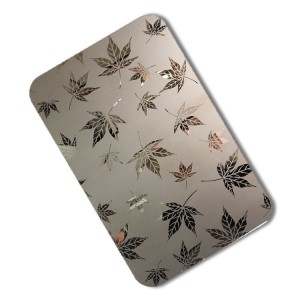 Ceiling Decorative Etched Stainless Steel