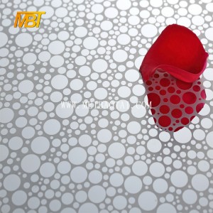 sliver Rose Red Colored Etched Stainless Steel 316
