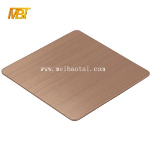 hot sell hairline mirror color pvd color coating stainless steel sheet decorative plate