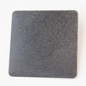 Black Starlight Embossed Stainless Steel Sheet