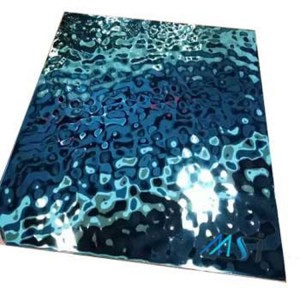 Blue Mirror Water Ripple Sheet