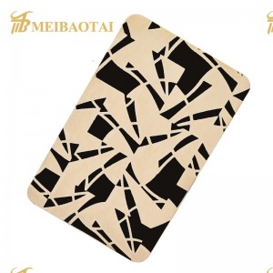 Mirror Etched Stainless Steel Sheet for Elevator Stainless Steel Decorative Sheet