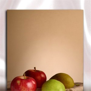 rose mirror stainless steel plate for elevator