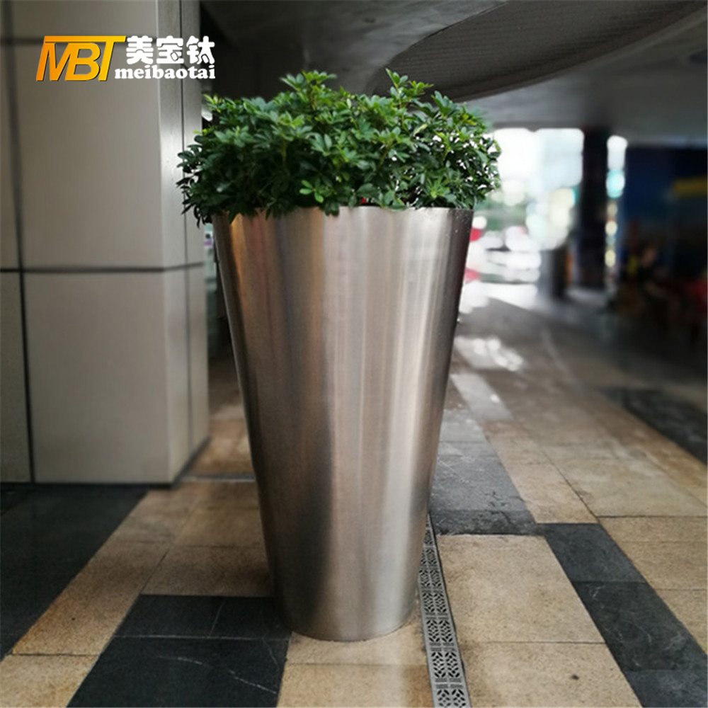 stainless steel sheet metal fabrication flower pot Featured Image