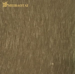وائبريشن آرائشي ڌاتو لگزري پليٽ چار فوٽ 0.75mm 304 اسٽينلیس سٹیل شيٽ