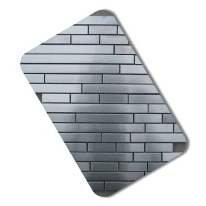 ديوار آرائشي stainless اسٽيل جي چادر لاء موزائي نمونن