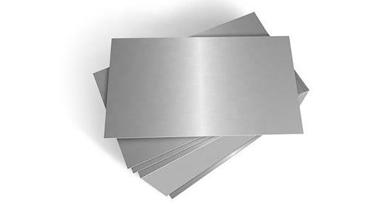 brushed stainless steel plate