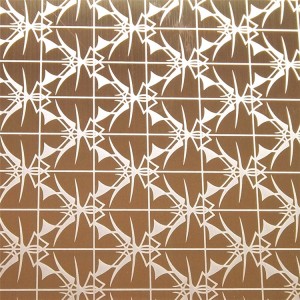 etched surface finish stainless steel sheet