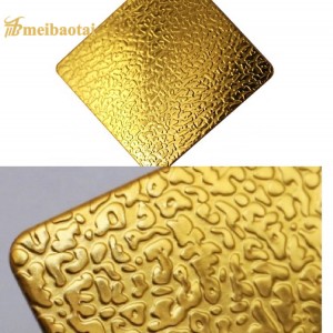 304 201 Emboss Stainless Steel for Table Decorative