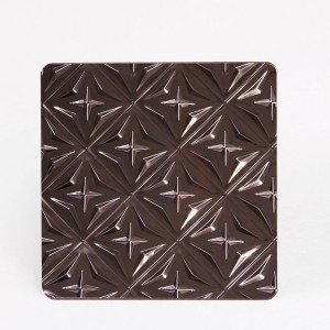 High Quality Stamped Design Grade 201 Stainless Steel Sheet for Decoration Wall Ceiling