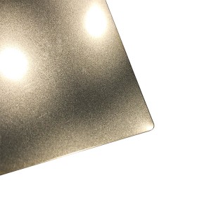 Piastra decorativa in acciaio inossidabile sabbiato da 1,2 mm per facciate di edifici di vendita superiore per la decorazione di pareti esterne