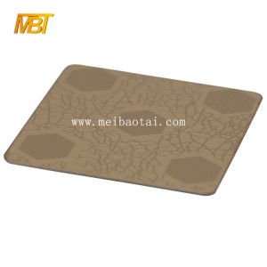 custom etched mirror color pvd color coating stainless steel sheet decorative plate