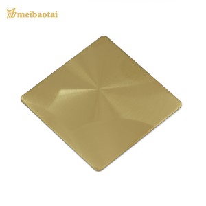 Bordo decorativo per lamiera in acciaio inossidabile con bordo a fessura, dimensioni 4X8FT 4X10FT