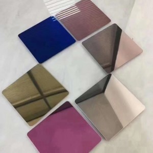 PVD Mirror Stainless Steel Plate