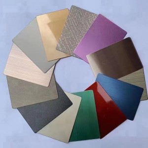 PVD Mirror Stainless Steel Plate