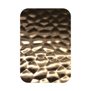 Convex Hammer Textured Stainless Steel Sheet