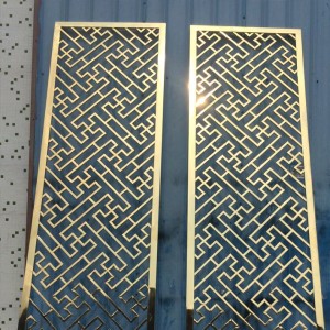 Custom screen/partition/room divider stainless steel decoration office/hotel/living room